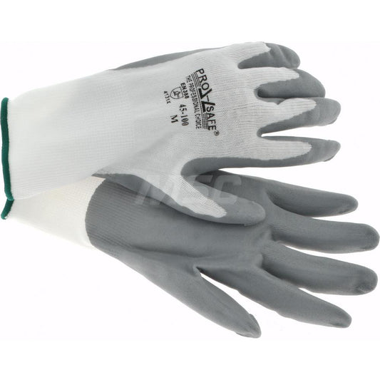 PRO-SAFE 45-100-M Work Gloves PRO-SAFE Size Medium, Nitrile-Coated Nylon, General Purpose