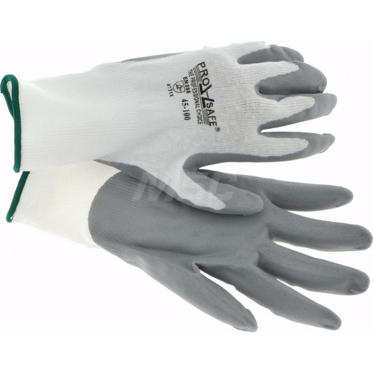 PRO-SAFE 45-100-S Work Gloves PRO-SAFE Size Small, Nitrile-Coated Nylon, General Purpose