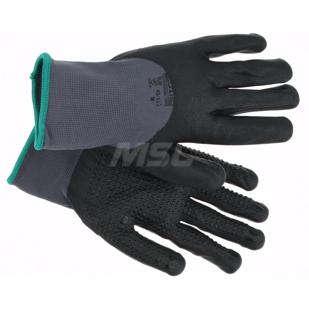 PRO-SAFE 45-112-L Work Gloves PRO-SAFE Size Large, Nitrile-Coated Nylon, General Purpose