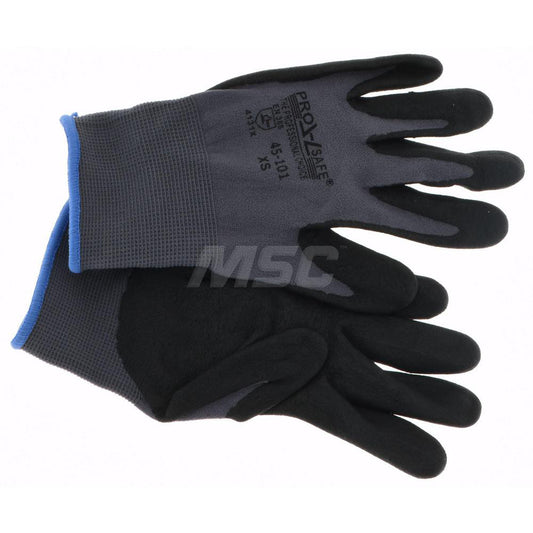 PRO-SAFE 45-101-XS Work Gloves PRO-SAFE Size X-Small, Nitrile-Coated Nylon, General Purpose