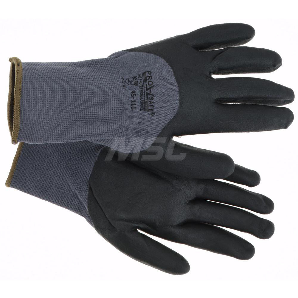 PRO-SAFE 45-111-XL Work Gloves PRO-SAFE Size X-Large, Nitrile-Coated Nylon, General Purpose