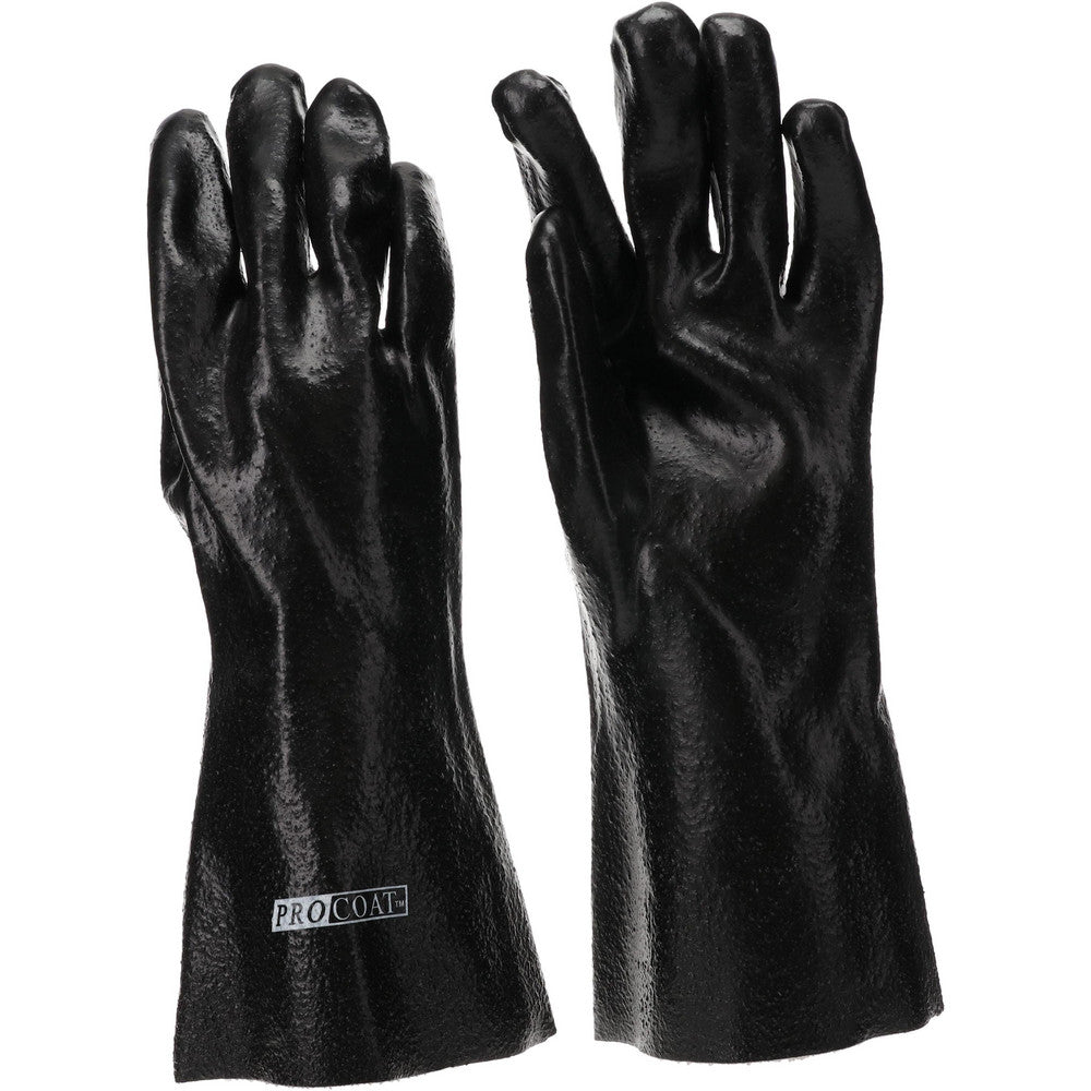 PRO-SAFE PS-58-8040RNB Chemical Resistant Gloves PRO-SAFE Size Large, Polyvinylchloride, Supported