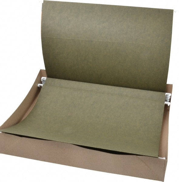 Universal UNV14115 Hanging File Folder Letter, Green, 25/Pack