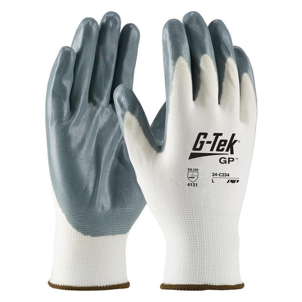 PIP 34-C234/XL Work Gloves G-TekÂ® GFN 34-C234, Size X-Large, Nitrile-Coated Nylon, General Purpose
