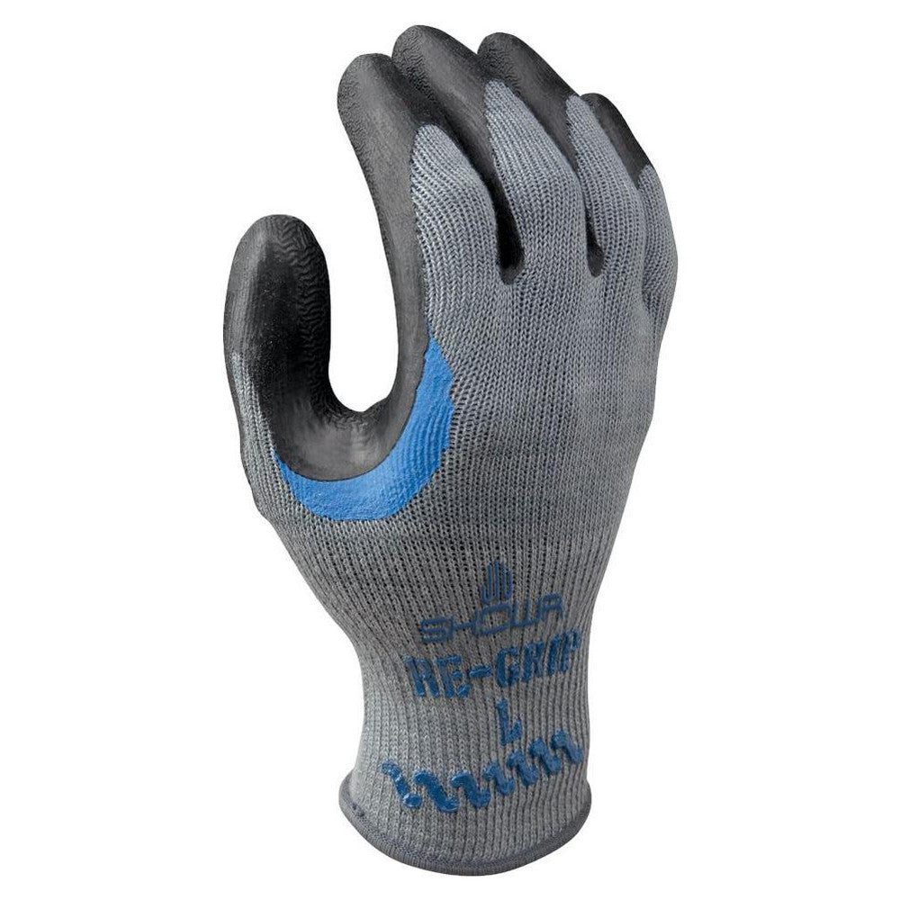 SHOWA 330L-09 General Purpose Work Gloves Large, Latex Coated