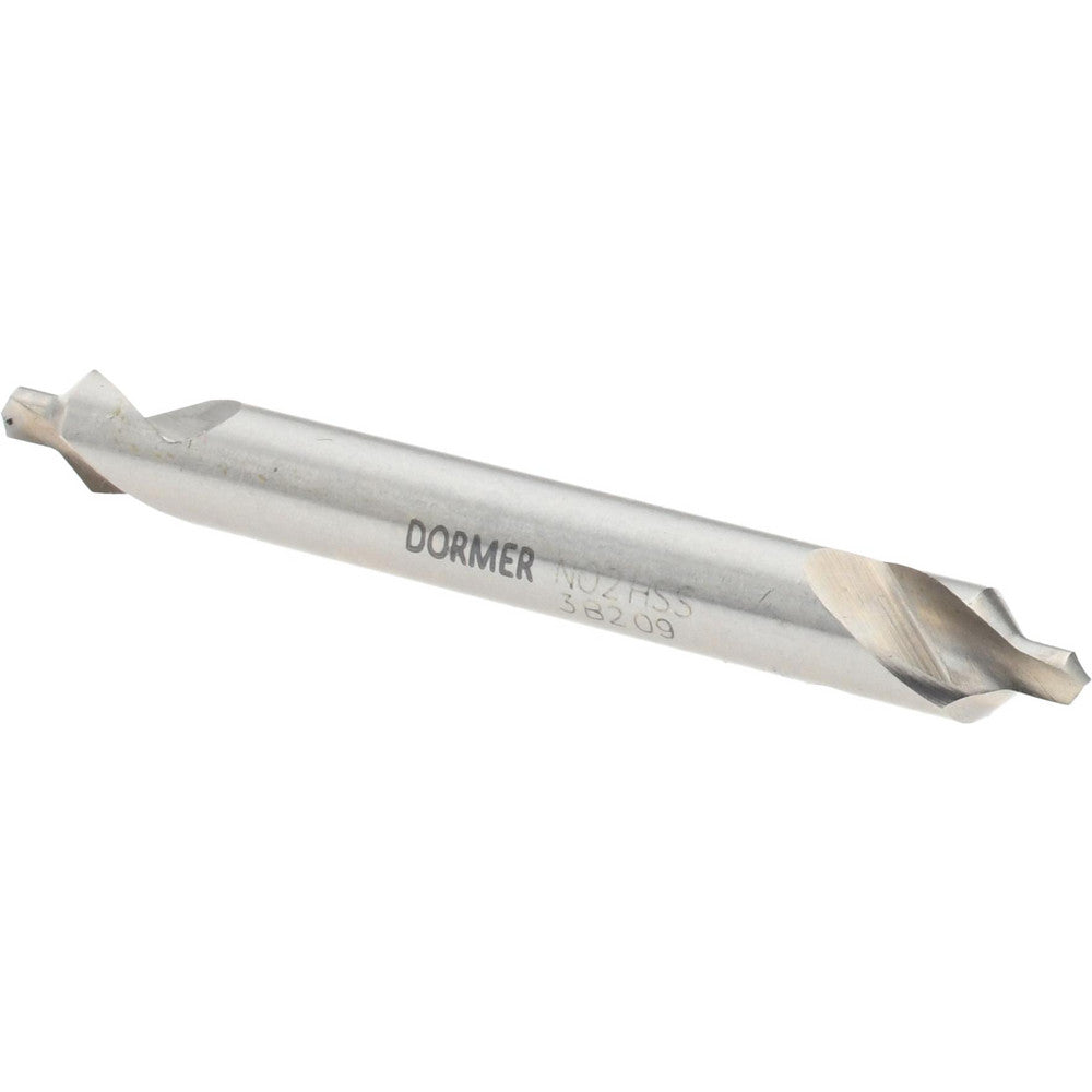 Dormer Pramet 5969412 Combo Drill & Countersink #2, High Speed Steel