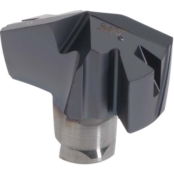 Iscar 5509110 Replaceable Drill Tips ICP0843 IC908, 0.8430" Dia, 21.41 mm Dia, 140 deg Point,  IC908