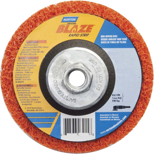 Norton 66623303919 Deburring Disc 7" Dia, Extra Coarse Grade, Aluminum Oxide/Ceramic