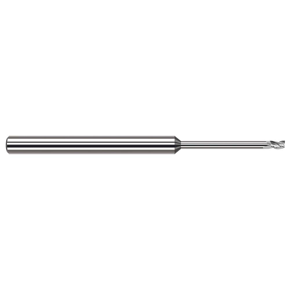 Harvey Tool 801762 Square End Mill 1/16" Dia, 3/32" LOC, 4 Flute, Solid Carbide
