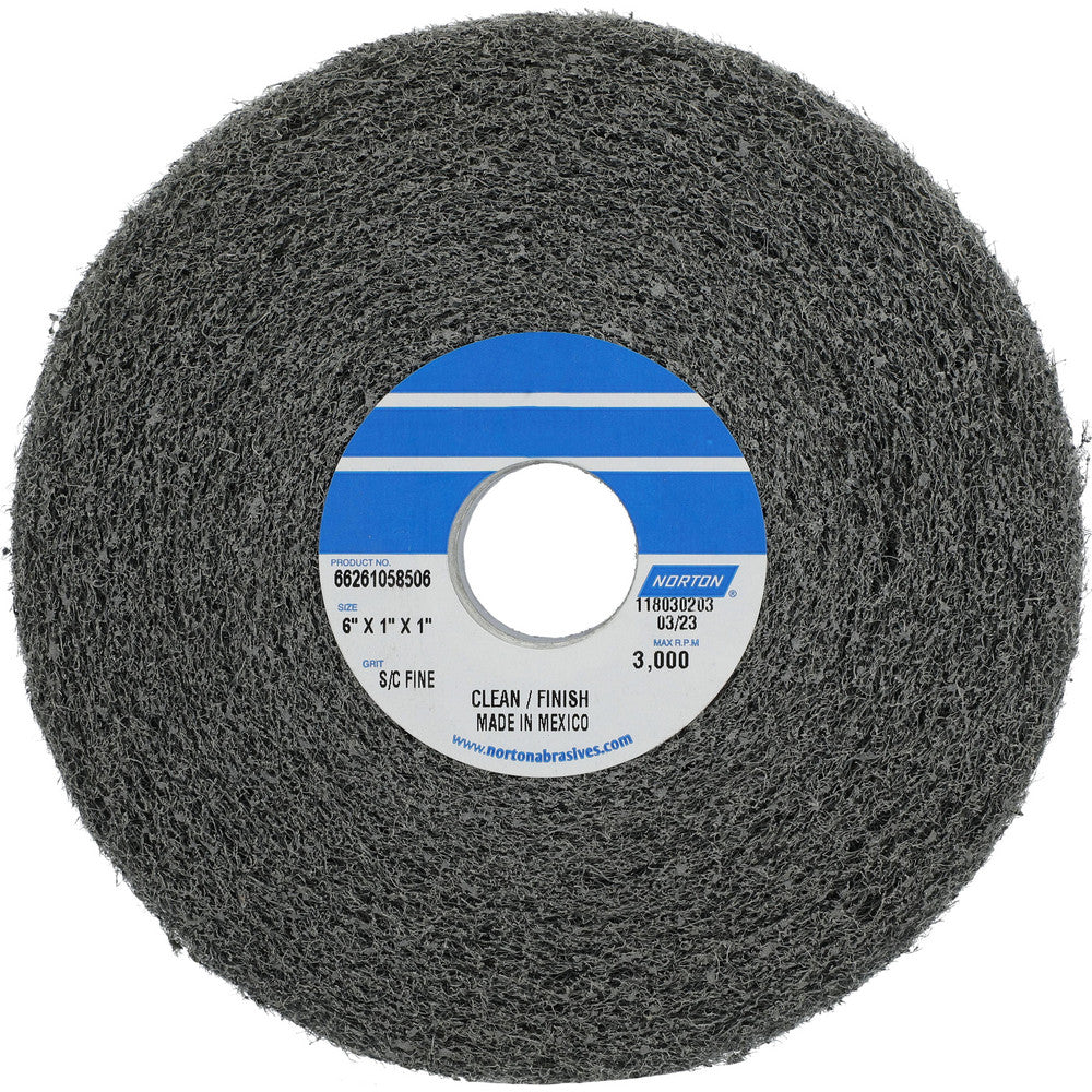 Norton 66261058506 Deburring Wheel  Density 4, Silicon Carbide