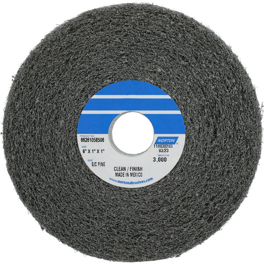 Norton 66261058506 Deburring Wheel  Density 4, Silicon Carbide