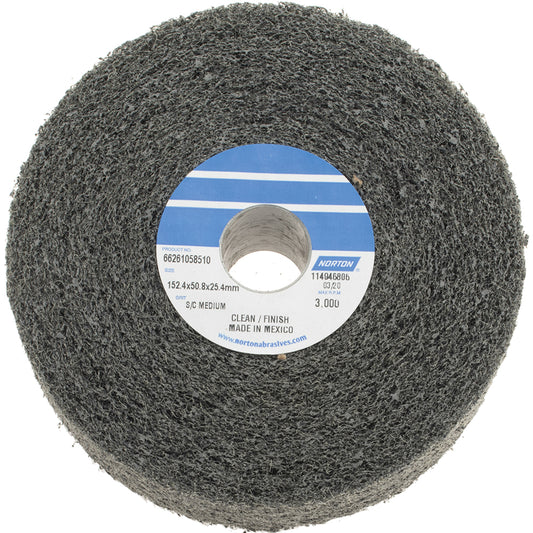 Norton 66261058510 Deburring Wheel  Density 4, Silicon Carbide