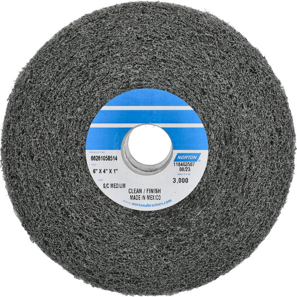 Norton 66261058514 Deburring Wheel  Density 4, Silicon Carbide