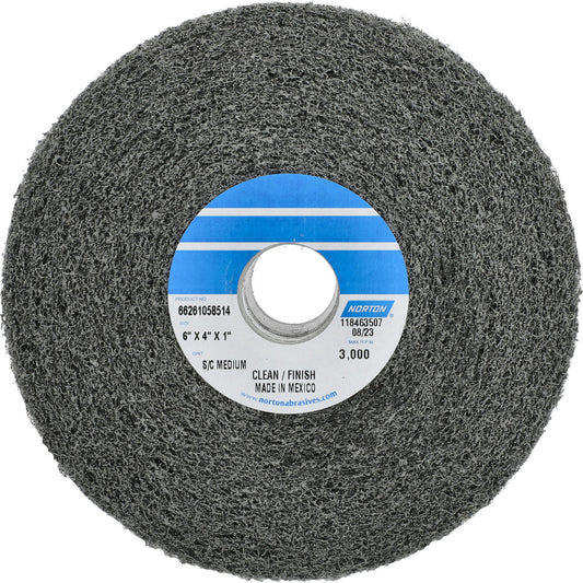 Norton 66261058514 Deburring Wheel  Density 4, Silicon Carbide