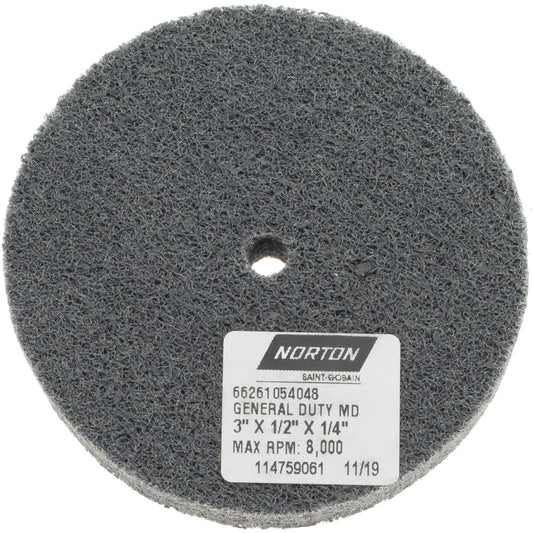 Norton 66261054048 Deburring Wheel  Density 4, Silicon Carbide