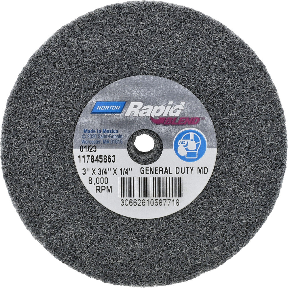 Norton 66261058771 Deburring Wheel  Density 4, Silicon Carbide