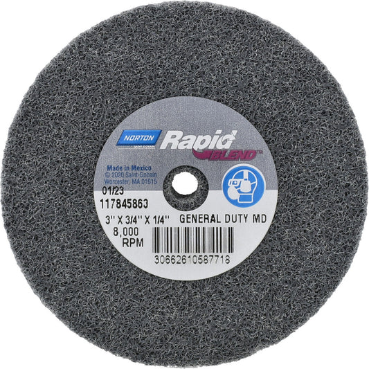 Norton 66261058771 Deburring Wheel  Density 4, Silicon Carbide