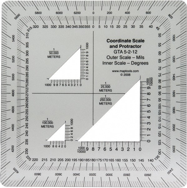 MAPTOOLS GTA/B Bevel Protractors