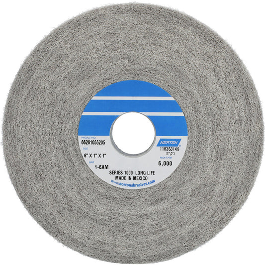 Norton 66261055205 Deburring Wheel  Density 6, Aluminum Oxide