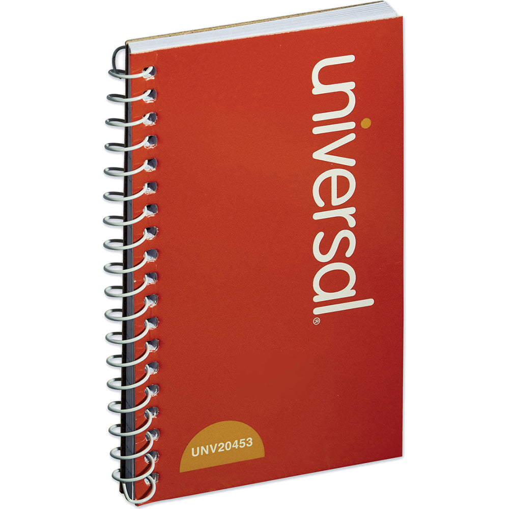 Universal UNV20453 Wirebound Memo Book 50 Sheets, White Paper