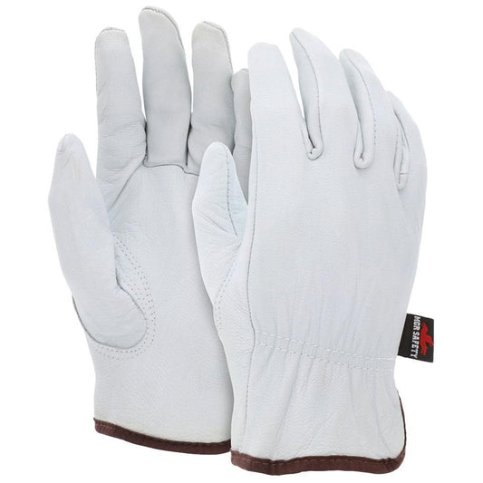 MCR Safety 3611L Work Gloves MemphisÂ® 3611, Size Large, Goatskin Leather Lined, Goatskin Leather, General Purpose