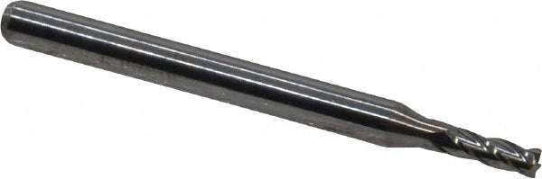 Kyocera SGS Precision Tools 00574 Square End Mill 0.0800" Dia, 0.2400" LOC, 4 Flute, Solid Carbide