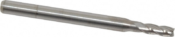 Kyocera SGS Precision Tools 00577 Square End Mill 3/32" Dia, 9/32" LOC, 4 Flute, Solid Carbide