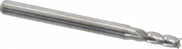 Kyocera SGS Precision Tools 00579 Square End Mill 0.1000" Dia, 0.3000" LOC, 4 Flute, Solid Carbide