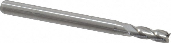 Kyocera SGS Precision Tools 00581 Square End Mill 7/64" Dia, 21/64" LOC, 4 Flute, Solid Carbide