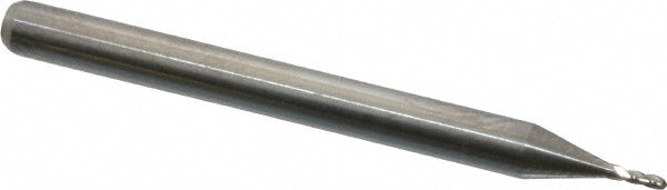 Kyocera SGS Precision Tools 00908 Ball End Mill 0.0313" Dia, 0.0938" LOC, 4 Flute, Solid Carbide