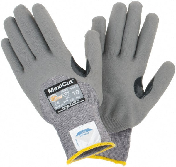 ATG 19-D475/XL Cut, Puncture & Abrasion-Resistant Gloves ATG 19-D475, Size X-Large, ANSI Cut A4, ANSI Puncture 3, Nitrile, Dyneema