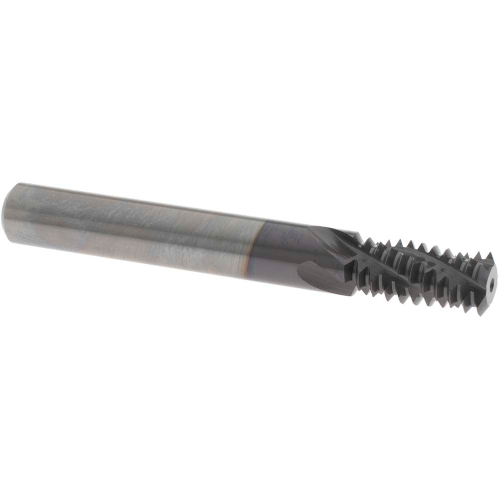 OSG 4100001611 Helical Flute Thread Mill 1/2-13, Internal, 4 Flute, 3/8" Shank Dia, Solid Carbide