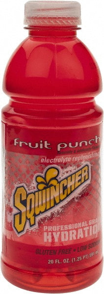 Sqwincher 159030535 Activity Drink 20 oz, Bottle, Fruit Punch, Ready-to-Drink Yields 20 oz