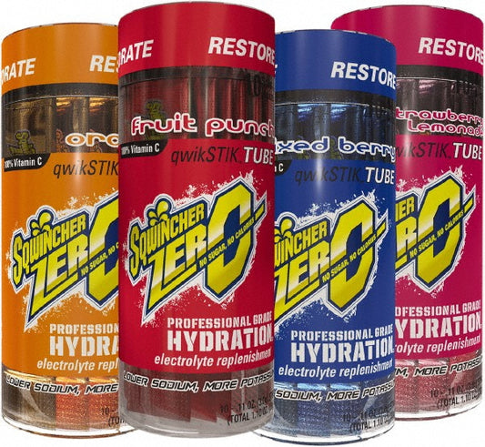 Sqwincher 159060119 Activity Drink 0.11 oz, Packet, Assorted, Powder, Yields 20 oz