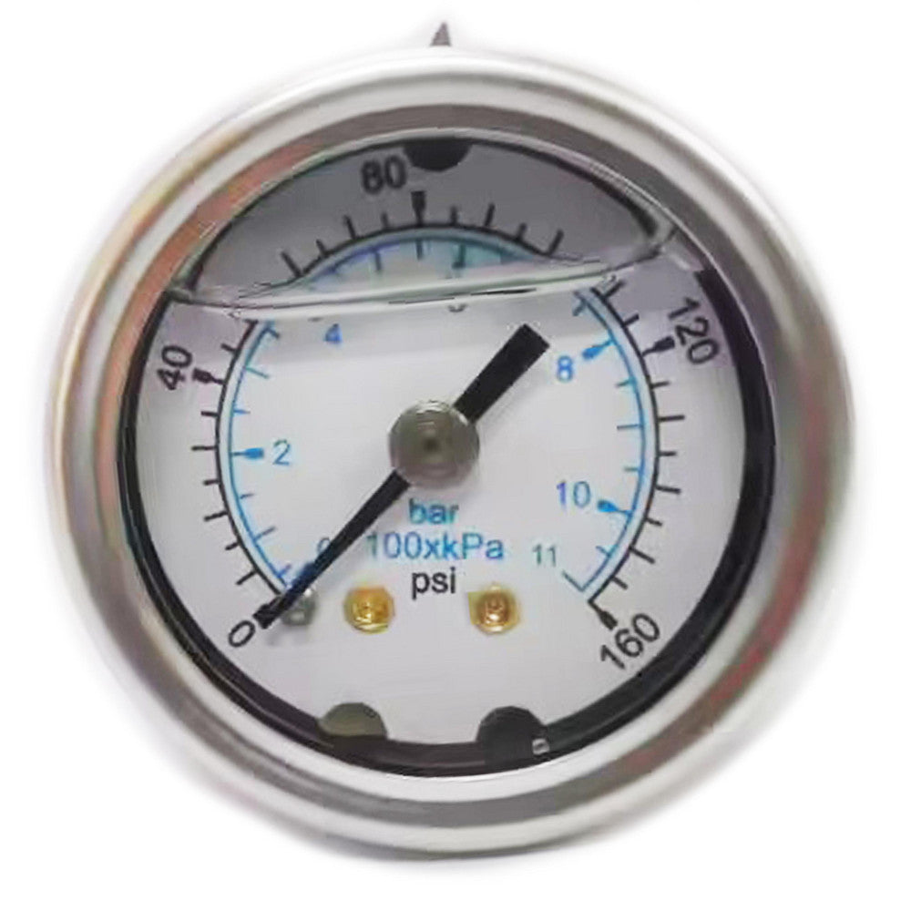 Value Collection 115AB15160 Pressure Gauge 1-1/2" Dial, 160 psi, 1/8" Thread, NPT, Center Back Mount