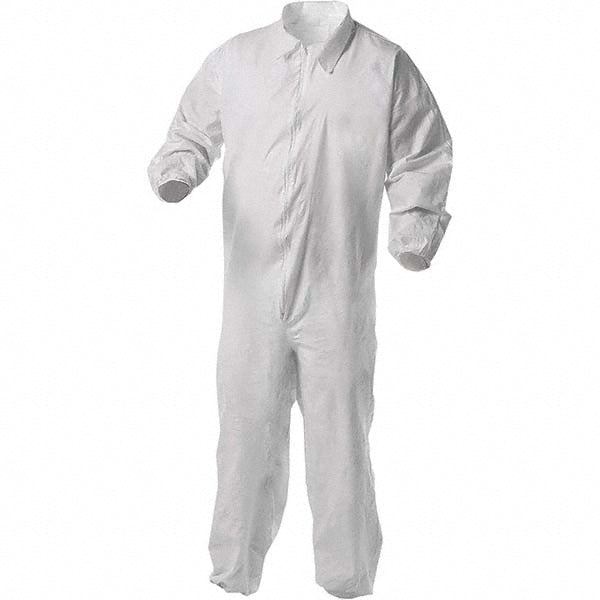 KleenGuard 38932 Disposable Coveralls Size 3X-Large, Film Laminate, Zipper Closure