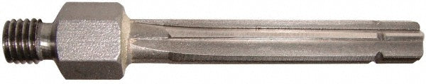 Alvord Polk 21833 Chucking Reamer 1/4" Dia, 2-3/8" OAL, 1-1/2" Flute Length, Straight Flute, Threaded Shank, HSS