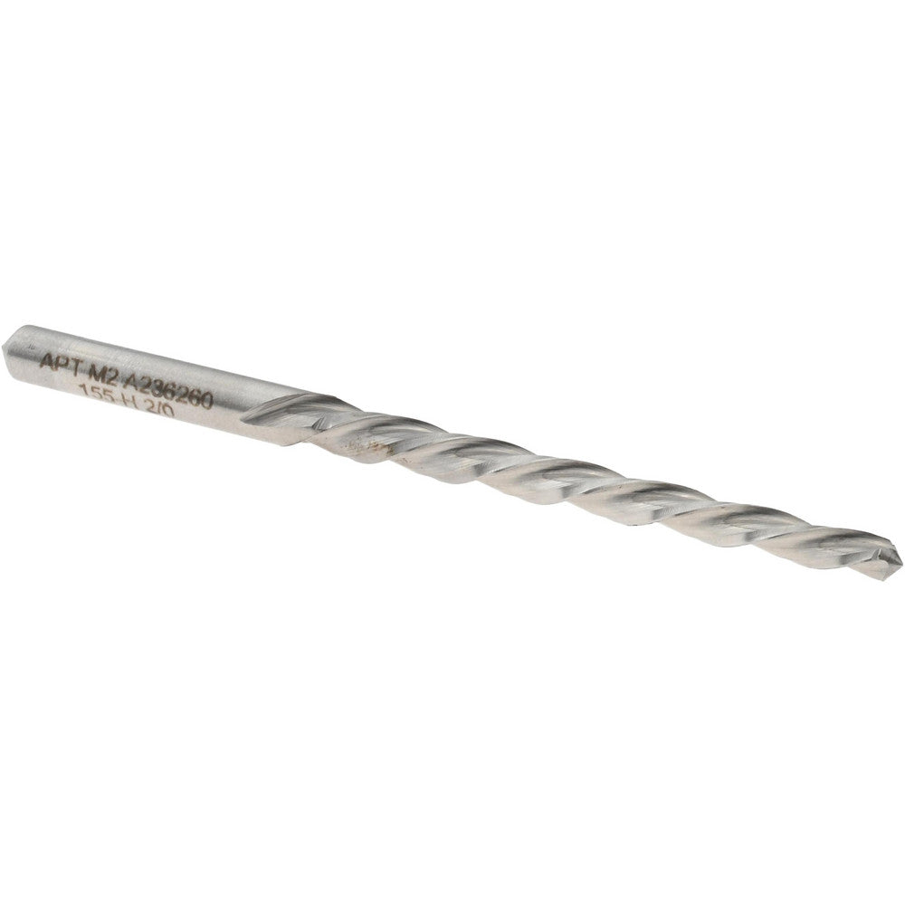 Alvord Polk 03805 Taper Pin Reamer #2/0 Pin, 0.1137" Small End, 0.1462" Large End, High Speed Steel