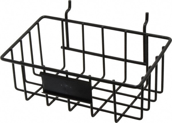 Marlin Steel Wire Products 00-920-01 Peg Board/Slatwall Basket Rectangular, Steel