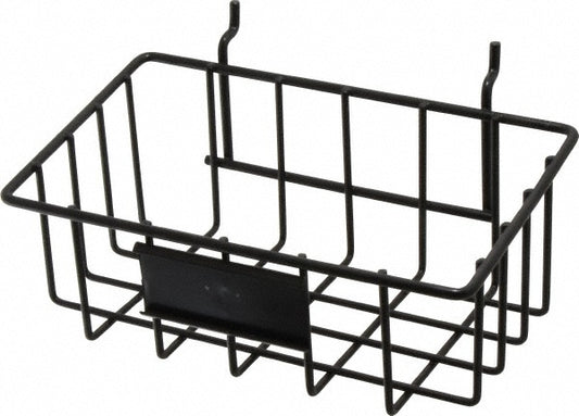 Marlin Steel Wire Products 00-920-01 Peg Board/Slatwall Basket Rectangular, Steel