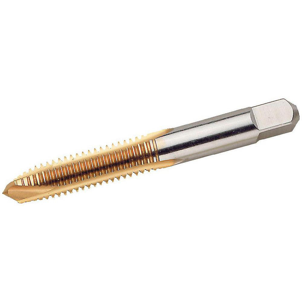 Widia 2746897 Spiral Point Tap #10-32 UNF, 2 Flutes, Plug Chamfer, 2B/3B Class of Fit, High-Speed Steel, TiN Coated