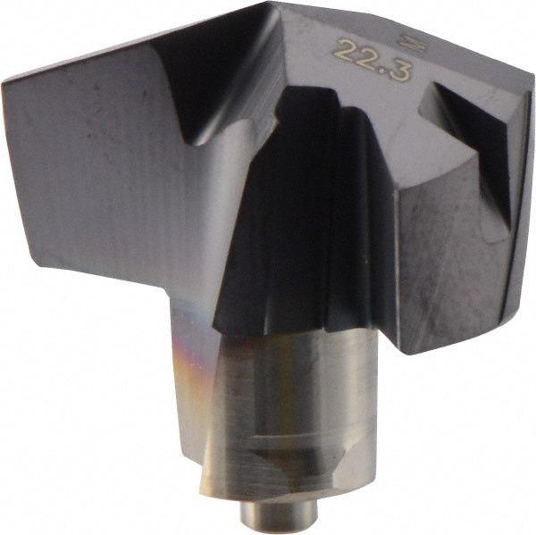 Iscar 5509136 Replaceable Drill Tips ICM0878 IC908, 0.8780" Dia, 22.30 mm Dia, 140 deg Point,  IC908