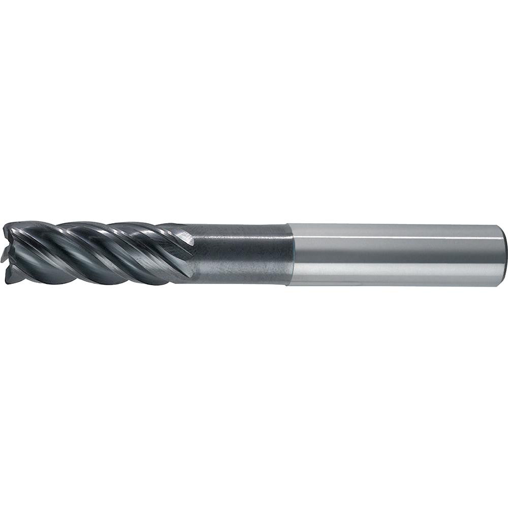 Widia 3552489 Corner Radius End Mill 3/8" Dia, 7/8" LOC, 5 Flutes, Solid Carbide
