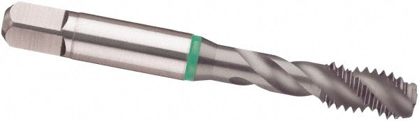 Guhring 9039480020000 Spiral Flute Tap M2 x 0.40, Metric, 3 Flute, Modified Bottoming, 6H Class of Fit, Cobalt, TICN Finish