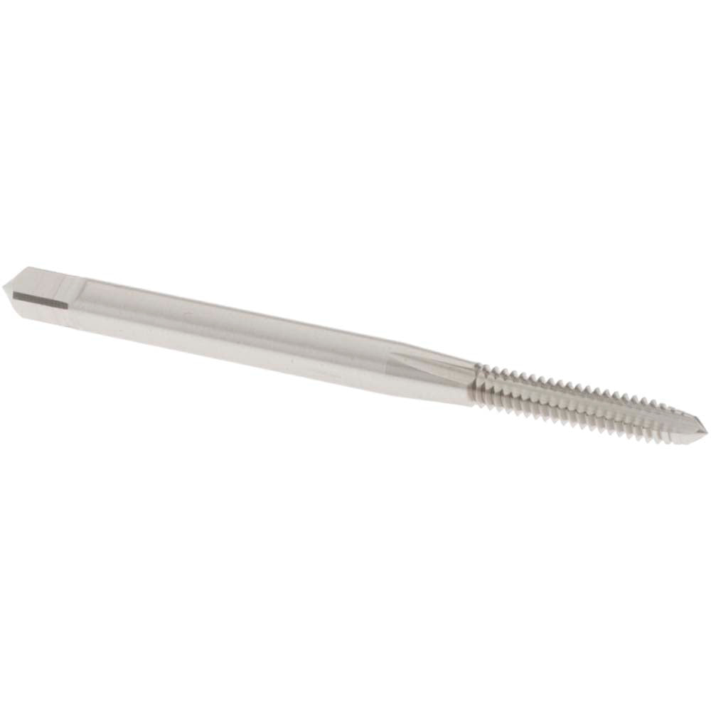 OSG 1745000 Straight Flute Tap #4-40 UNC, 3 Flutes, Plug, 2B Class of Fit, Cobalt, Bright/Uncoated