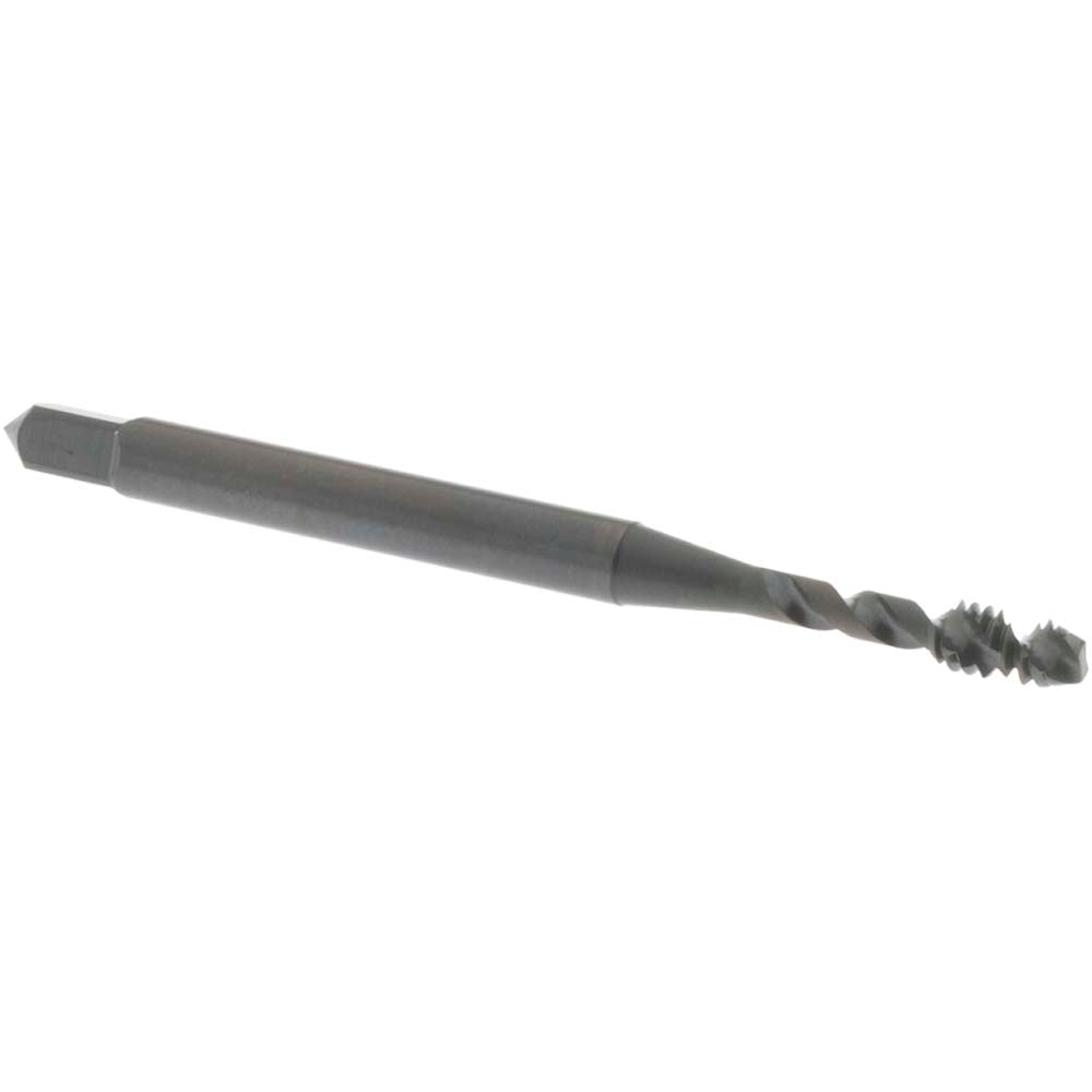 OSG 1748401 Spiral Flute Tap #4-40 UNC, 2 Flutes, Modified Bottoming, Vanadium High Speed Steel, Oxide Coated