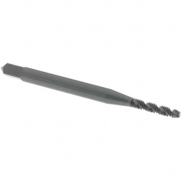 OSG 1748901 Spiral Flute Tap #2-56 UNC, 2 Flutes, Modified Bottoming, 2B Class of Fit, Vanadium High Speed Steel, Oxide Coated
