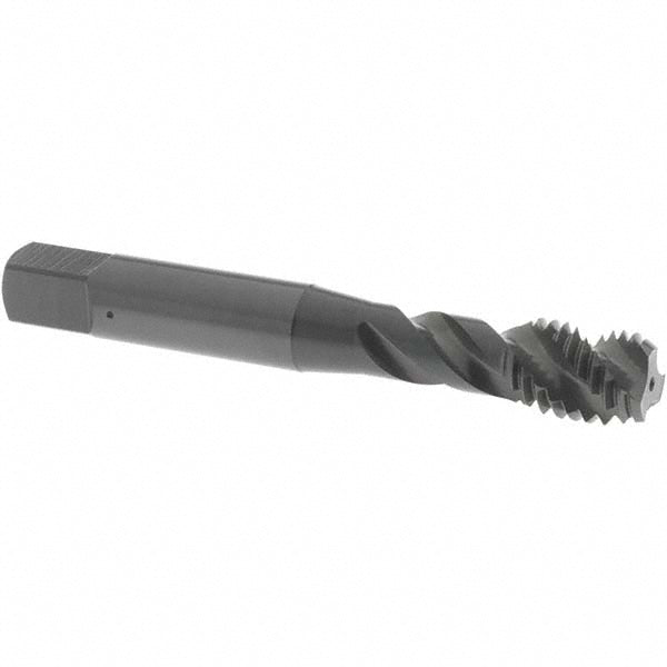 OSG 1756501 Spiral Flute Tap M10x1.50 Metric Coarse, 3 Flutes, Bottoming, 6H Class of Fit, Vanadium High Speed Steel, Oxide Coated