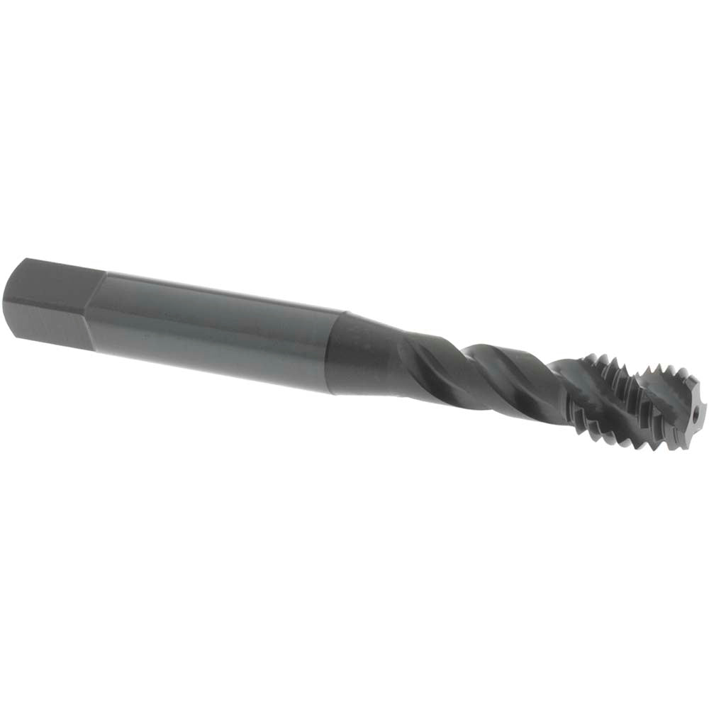 OSG 1756201 Spiral Flute Tap M8x1.25 Metric Coarse, 3 Flutes, Bottoming, 6H Class of Fit, Vanadium High Speed Steel, Oxide Coated