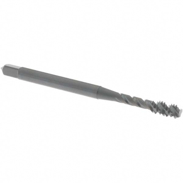 OSG 1746801 Spiral Flute Tap #6-32 UNC, 3 Flutes, Bottoming, 2B Class of Fit, Vanadium High Speed Steel, Oxide Coated